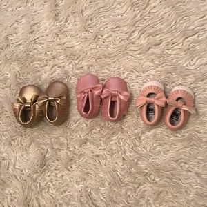 NWOT baby moccasin bundle